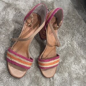 Sam Edelman Multicolor Striped Sandals